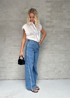 Molly skjorte top Bright White Copenhagen Muse 